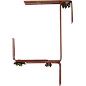 Xclou 343100 Blumenkastenhalterung ohne Bohren, Haken und Halter, Weiß, 19x5x17 cm