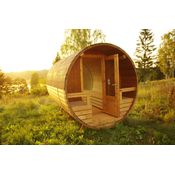 via nordica Fasssauna Carla 2.8m Terrasse 1-Raum