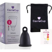 Bild für CarrieCup Menstruationstasse S schwarz BPA-frei