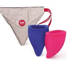 Bild für Fun Factory Menstruationstassen Explore Kit Größe A&B Pink und Ultramarine