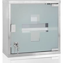 Bild für Deuba Medizinschrank abschließbar Medikamentenschrank Arzneischrank Hausapotheke 2 Fächer