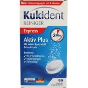 Kukident Aktiv Plus 99er, mit Aktiv-Sauerstoff, etxra frisch, gegen Zahnbelag