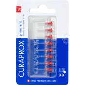 Curaprox CPS 07 prime Interdentalbürsten Refill 8 Stück, zur gründlichen Zahnzwischenraumreinigung