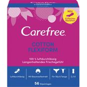 Carefree Cotton Flexiform 56 Stück, für Slip und Tanga