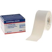 Leuko Leukotape classic, unelastisches Klebeband, Weiß, 10m x 3,75cm, Einzelrolle