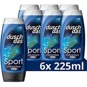Duschdas 3-in-1 Duschgel & Shampoo Sport Duschbad mit Fresh-Energy-Duftformel 225 ml, kraftvoll-frischer Duft nach Zitrusfrüchten