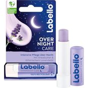 Labello Overnight Care Lippenpflegestift, 8h intensive Lippenpflege mit Sheabutter & Lavendelöl, 4,8 g