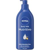 NIVEA Body Milk Nutritive (1 x 625 ml), Körpermilch spendet 72 h Feuchtigkeit, mit Mandelöl und Hyaluronsäure, für trockene Haut