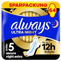 Bild für Always Ultra Secure Night Damenbinden (Größe 5)