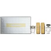Paco Rabanne Mini-Geschenkset Herren, Eau de Cologne 100 ml (4 x 5 ml) in Mini-Reisevariante, inkl. Invictus, Phantom, 1 Million und 1 Million Elixir