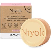Bild für Niyok® 2-in-1 Feste Dusche + Pflege "Soft Blossom" (80g)