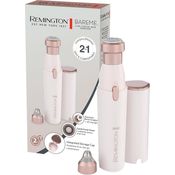 Remington BareMe WFS200, 2-in-1 Augenbrauenrasierer und Gesichtshaarentferner mit hypoallergenen Aufsätzen, USB-C Ladefunktion, wasserdicht