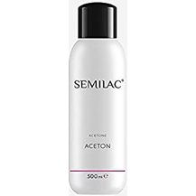 Bild für Semilac Remover Acetone Nagellackentferner 500 ml Für Hybridlack UV LED Nagellack Reiniger für Maniküree und Pediküre Dermatologisch Getestet