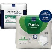 Abena Pants Premium Inkontinenz-Hose, Inkontinenz-Hose für Damen und Herren, diskret, schützend, atmungsaktiv, bequem, Größe L 3, 100-140 cm Taille, 2200 ml Saugfähigkeit, 15 Stück