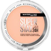 Maybelline Super Stay 24H Hybrid Powder-Foundation, Puder mit Airbrush Effekt, 9 g, Farbe 20