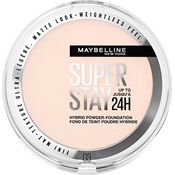 Maybelline Super Stay 24H Hybrid Powder-Foundation, Puder mit mattierendem Airbrush-Effekt, 9 g, Nr. 03