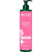 WELEDA Bio Glättende Bodylotion Wildrose, Naturkosmetik mit Jojobaöl & Aprikosenkernöl, 24h Feuchtigkeit für samtig glatte Haut (vegan, 250ml)
