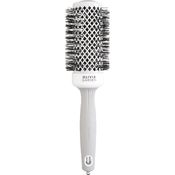 Olivia Garden - Expert Blowout Shine Hairbrush - White and Grey - 45