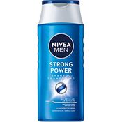 NIVEA MEN Strong Power Shampoo (250 ml), kräftigendes Haarshampoo ohne Silikone und Mikroplastik, Männer Shampoo mit Meeresmineralien und pH-optimierter Formel