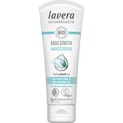 lavera basis sensitiv Handcreme - mit Bio-Aloe Vera & Bio-Sheabutter - zieht schnell ein - langanhaltende Feuchtigkeit - intensive Pflege - Naturkosmetik - vegan - Bio (1 x 75 ml)