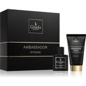 Gisada Ambassador Intense, Geschenkset für Herren mit Eau de Parfum 50 ml und parfümiertem Duschgel 100 ml