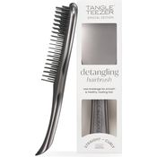 Tangle Teezer Ultimate Detangler Wet Bürste, Chrome Midnight Silver, für nasses und trockenes Haar, schmerzfreies Entwirren