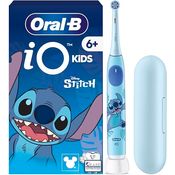 Oral-B iO Kids 6+ Stitch, Elektrische Kinderzahnbürste mit Musik-Timer, 3 Modi und Reise-Etui, Aufsteckbürsten, ab 6 Jahren