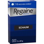 Regaine Männer Schaum: 3-Monatspackung mit 50 mg/g Minoxidil, stoppt erblich bedingten Haarausfall bei Männern und regt das Haarwachstum an, 3 x 60 g