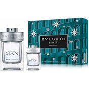 BVLGARI Man Rain Essence Eau de Parfum Set (EDP 100ml + EDP 15ml) - Intensiver Herren-Duft in praktischem Set