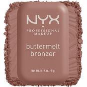 NYX Professional Makeup Buttermelt Bronzer, cremiger Bronzer in Farbton 02 All Buttad Up, 5 g für einen sonnengeküssten Teint und Konturierung