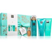 RITUALS The Ritual Of Karma Geschenkset, Duschschaum und Körperpflegeprodukte, 50 ml Duschschaum, 70 ml Körperpeeling, 70 ml Körpermilch, 30 ml pflegendes Körperöl mit Glitzer