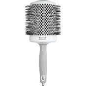 Olivia Garden - Expert Blowout Shine Haarbürste, Weiß und Grau, 80