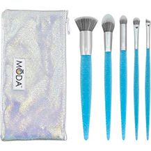 Bild für MODA Royal & Langnickel Mythical Blue Fire Make-up-Pinsel-Set mit Tasche