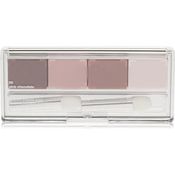 Clinique All About Shadow™ Quad Lidschattenpalette, Farbton Pink Chocolate, 3,3 g, mit gleichmäßiger Farbabdeckung und Glitzereffekt, ophthalmologisch getestet