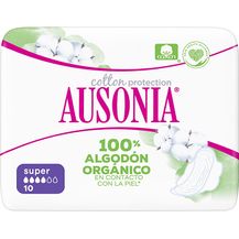 Bild für Ausonia Organic compresas super 10 Stück Damenbinden