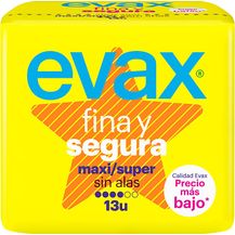 Bild für Evax fina & segura compresas maxi 13 Stück Damenbinden