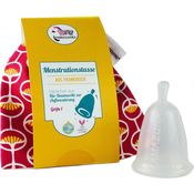 Lamazuna Menstruationstasse Größe 1 inkl. Tasche aus Baumwolle