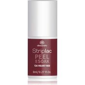 Alessandro Striplac Peel or Soak 126 Velvet Red 8 ml, Farbton: Rot