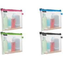 Bild für Leitz WOW Reise Zip-Kulturbeutel, durchsichtig, Wasserabweisend, Idealer Kosmetikbeutel für Reisen und im Handgepäck, Maße (BxHxT)