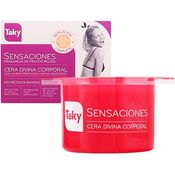 Taky Körper Enthaarungswachs Sensaciones Taky 400 g inkl. Pflegetücher und Spatel