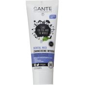 Sante Dental med Myrrhe Ohne Natriumfluorid & Menthol 75 ml, für saubere Zähne & frischen Atem
