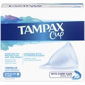 Tampax Menstruationstasse Regular Flow aus 100 % medizinischem Silikon