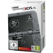 New Nintendo 3DS XL Metallic Schwarz 256MB & 4GB Speicherkarte