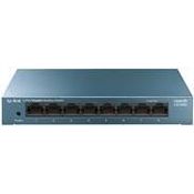 TP-Link LS108G Gigabit Ethernet Switch mit 8 Ports Metall 10-100-1000 Mbit-S, ideal für die Gemeinsame Verbindung und Netzwerknutzung für kleine Büros und Heimbüros