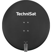 TechniSat Satman 850 PLUS Satellitenschüssel (85 cm Sat Anlage (geeignet für UNYSAT Universal-LNB) grau
