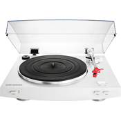 Audio Technica AT-LP3WH Fully Automatic Belt-Drive Stereo Turntable (AT-LP3 Bialy) weiß