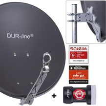 Bild für DUR-line Select 60/65 cm Sat Anlage 1 Teilnehmer Komplett Set anthrazit