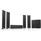 KEF T305 schwarz 5.1-Surround-Sound-System, 150 Watt (RMS), schwarz