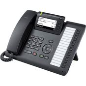 Unify OpenScape Desk Phone CP400 (L30250-F600-C427), schnurgebundenes VoIP-Telefon, schwarz