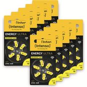 60er Hörgeräte-Batterien-Set INTENSO, Engery Ultra A 10, gelb